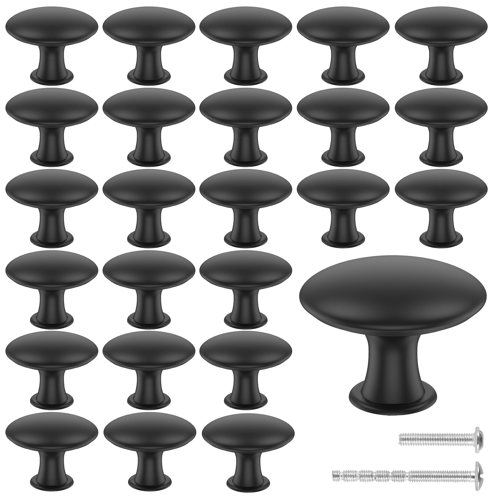 Wekvgz 25pcs Drawer Knob Set Zinc Alloy Cabinet Handles Rustproof Gold ...