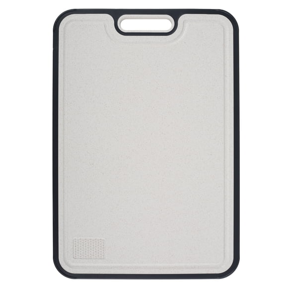 Wekvgz 2Pcs Double Sided Cutting Board Kitchen Chopping Board Sturdy Stainless Steel and PP Cutting Board with Grinding Area Meat Cutting Board Dishwasher Safe for Cutting Raw and Cooked Meat