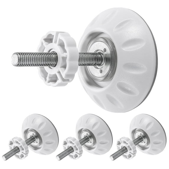 Wekvgz 4pcs 8mm Spindle Rods Gate Pressure Gates Extra Long Threaded Spindle Rods Anti-slip Screw Bolts Kit with Wall Fixer Pet Safety Gates