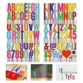 Wekvgz 600Pcs 36 Sheets Large Letter Stickers Self Adhesive Alphabet