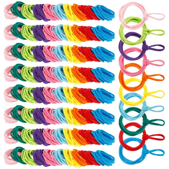 Wekvgz 800Pcs Weaving Loops 10 Colors Weaving Loop Kit Elastic Potholder Loops Flexible Weaving Loops Bulk Portable Weaving Bands Weaving Craft Loops for DIY Projects Weaving Crafts