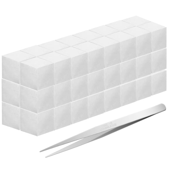 Wekvgz 96Pcs Tabletop Fire Pit Temperature Resistant Ceramic Wool Wick Ceramic Wool Wick Sponge Extend Burning Time Table Top Firepit Cotton for Tabletop Firepit Bioethanol Fireplaces