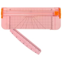 Wekvgz A4 Paper Cutter 12 Inch Straight Paper Trimmer with Side Ruler and Security Blades Portable Paper Slicer Scrapbooking Tool Multifunction Craft Paper Cutter for Craft Paper Photo