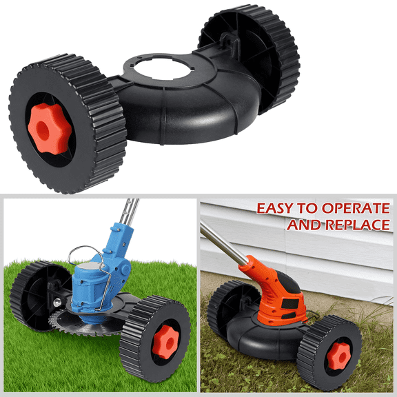 Wekvgz Adjustable Support Wheel - Flexible Detachable Auxiliary Wheel, Quick Change Trimmer Head Attachment