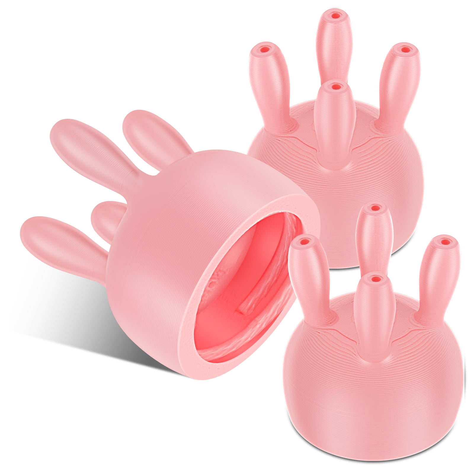 Bouchon Silicone En Forme De Vache – Rotatif, Anti-fuite, Pour Boîtes à Lait, Briques De Jus, Voyage - 3