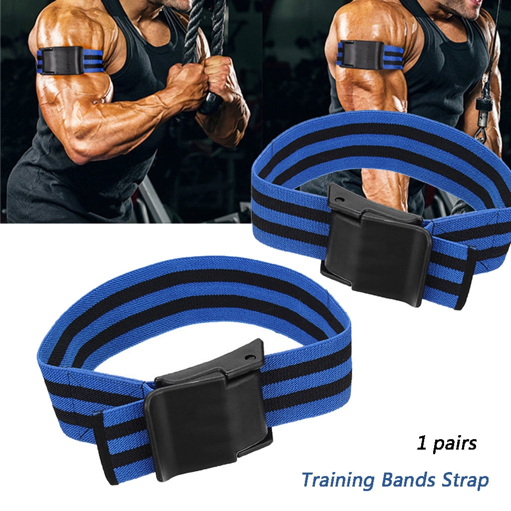 BFR Bands PRO X Blood Flow Restriction Bands Set of 2 Occlusion Training Straps w Pinch Free Buckle Arms Legs Workout for Men and Women 2 Wide Walmart