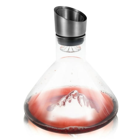 Wekvgz Iceberg Wine Decanter Elegant Practical Wine Aerator Easy to Use Red Wine Carafe Firm Wine Carafe Red Wine Decanter Multipurpose Glass Wine Carafe for Home Relaxation