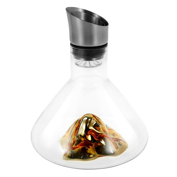 Wekvgz Iceberg Wine Decanter Elegant Practical Wine Aerator Easy to Use Red Wine Carafe Firm Wine Carafe Red Wine Decanter Multipurpose Glass Wine Carafe for Home Relaxation