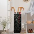 thumbnail image 1 of Wekvgz Metal Umbrella Indoor Holder Entryway Hollowed Square Decorative Umbrella Racks and Stands Freestanding Storage Organizer (6.5*6.5*16.5in), 1 of 11