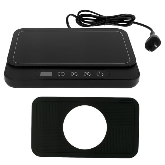 Wekvgz Mug Warmer Efficient Coffee Mug Warmer with Anti Scalding Silicone Pad Stylish Coffee Cup Warmer with 1 to 12H Auto Shut Off Function Practical Coffee Warmer for Milk Tea Beverages