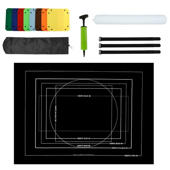 Wekvgz Piece Puzzle Mat Roll Up Portable Jigsaw Felt Mat Smooth Surface Puzzle Saver Mat Easy to Use Roll Up Jigsaw Puzzle Mat with 6 Sorting Trays for Puzzles Kids