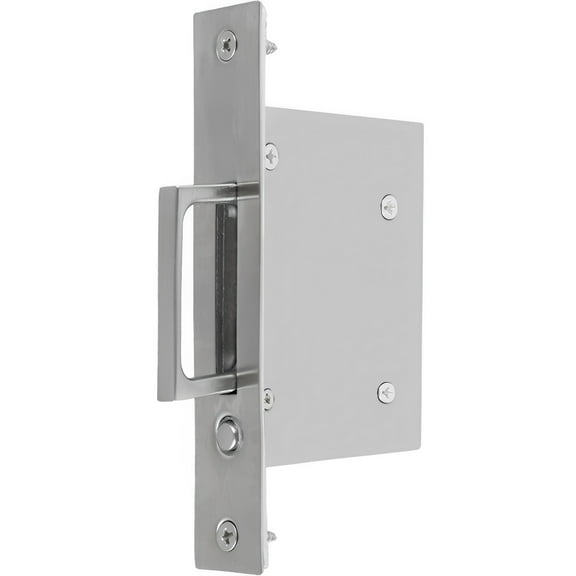 Wekvgz Pocket Door Edge Pull Zinc Alloy Sliding Door Pull Handle Sturdy Pocket Door Pop-Up Hidden Handle Durable Sliding Door Pull Hardware for Pocket Door Sliding Door