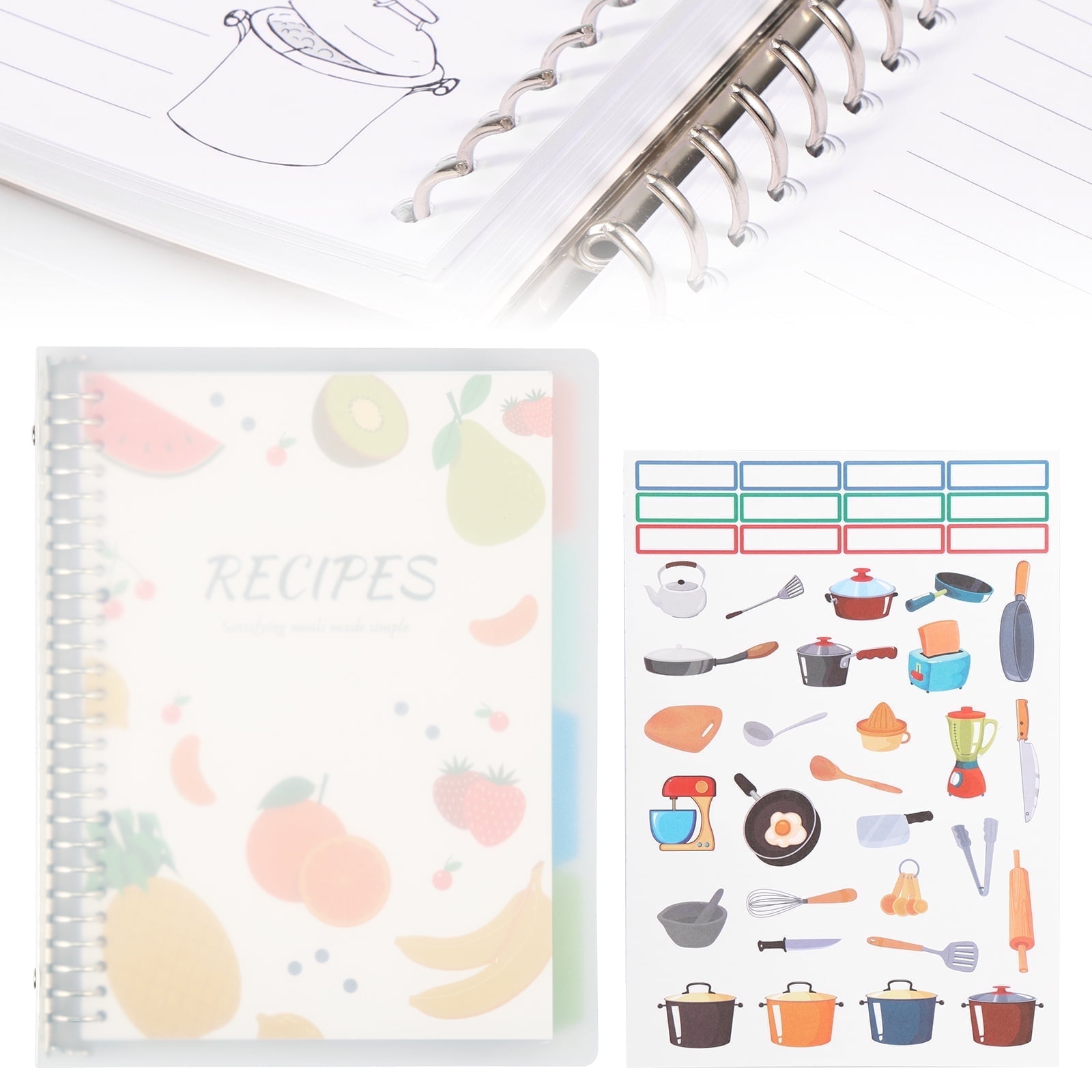 Wekvgz Recipe Book To Write In Your Own Recipes Large Personal Blank