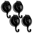 thumbnail image 1 of Wekvgz Removable Suction Cup Hooks (4 Pack) , Silver-Plated Heavy Duty Vacuum Shower Hooks , Powerful Wreath Hanger for Bathroom Restroom Kitchen, 1 of 12