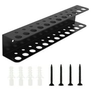 Wekvgz Screwdriver Organizer 14/23 Holes Wall Mounted Screwdriver and Pliers Holder Rustproof Iron Screwdriver Rack Space Saving Wall Screwdriver Stand for Screwdriver Pliers Garage Workshop