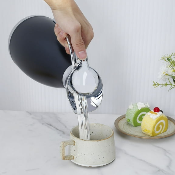 Wekvgz Thermal Coffee Carafe 2L Thermal Coffee Jug Stainless Steel Insulated Coffee Carafe Practical Insulated Coffee Pot Leakproof Thermal Coffee Flask Vacuum Thermal Coffee Pot for Home
