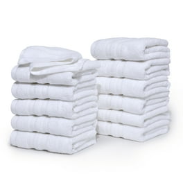 Egyptian Cotton cheapest White 12-Piece Bath Towel Set