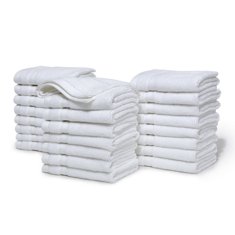 White cotton towels in bulk sale
