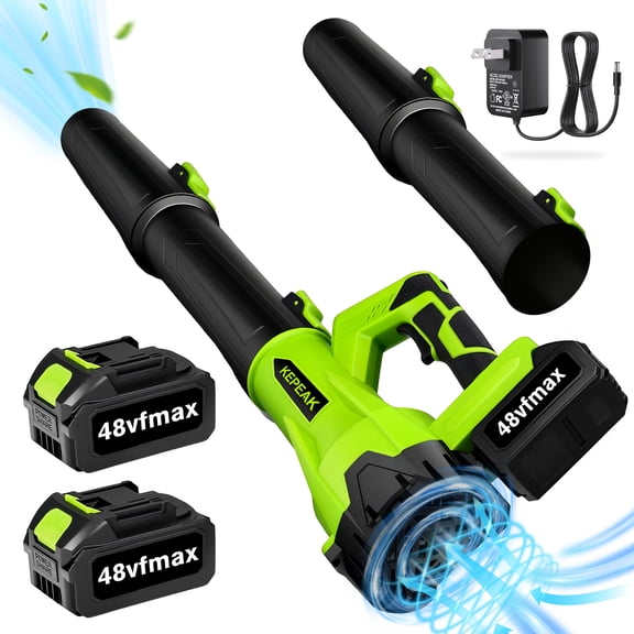 Welan 21V Garden Cordless Leaf Blower, 440W Motor, 2 X 1300mAh Batteries Included, Nylon Storage Bag, Lightweight