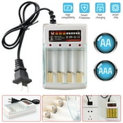 Welan 4 Slot Battery Charger for Ni-MH AA & AAA Rechargeable Batteries, 019lb