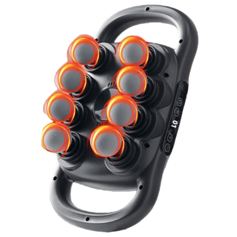 Welan 8 Head Massage Gun Set, Deep Tissue Percussion Massager, 1800mAh Electric Massage Tools with 9 Styles & Levels