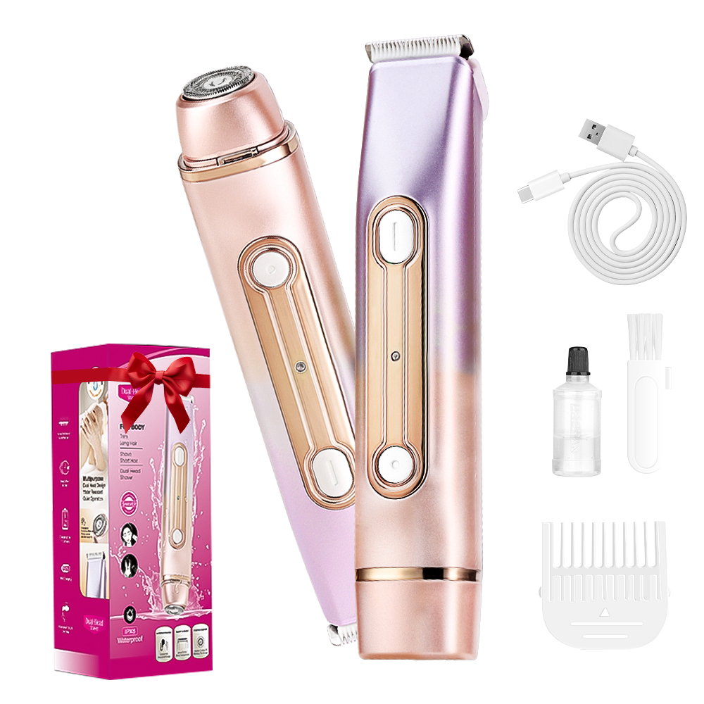Welan Bikini Trimmer for Women,Cordless Wet/Dry Body Shaver for Trip,Cordless Body Shaver with Ceramic Blade, IPX7 Waterproof Lady Facial Razor, Portable Rechargeable Body Hair Trimmer for Face