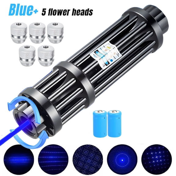 Welan Blue Laser Pointer Pen, 5mW Adjustable Focus Visible Beam, for Presentations and Outdoor Use