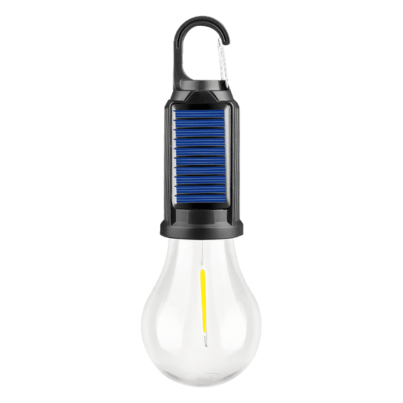 Welan LED Solar Rechargeable Camping Lantern, USB Portable Tent Lamp with Clip Hook for Outdoor Camping, Fishing & Emergency Use