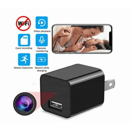 Welan Mini Camera with HD 1080P Video/Audio, USB Charger WIFI Wireless Cameras for Home Security
