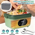 thumbnail image 1 of Welan Multi-Function Portable Electric Lunch Box with LED Display, Heating, Keep Warm & Scheduled Timer, 1 of 12