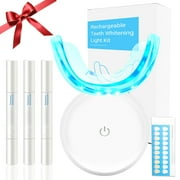 Welan Pro Teeth Whitening Kit with 32-LED Light Tray, 10Min 3x3ml Non-Sensitive Whitening Gel Tooth Whitener