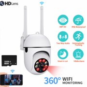 Welan Security Camera Outdoor,1080P Wi-Fi Wireless Surveillance Cameras with Night Vision,2-Way Audio,Auto Tracking for Home Security,Motion Detection(with 32g TF Card)