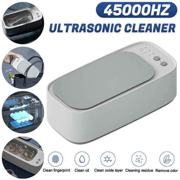 Welan Ultrasonic Cleaner, 45KHz Ultrasonic Cleaner Machine for Jewelry, Eyeglasses, Rings, Watch Strap, Dentures
