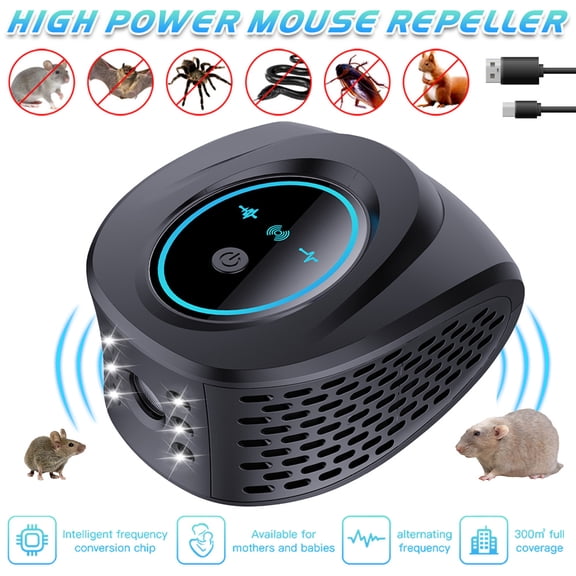 Welan Ultrasonic Pest Repeller Plug-in, Indoor Mouse & Insect Repellent, Rodent Control for Home & Garage