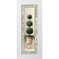 thumbnail image 1 of Welby 10x24 White Modern Wood Framed Museum Art Print Titled - Ivy Topiary IV, 1 of 4