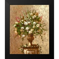 Welby 12x14 Black Modern Framed Museum Art Print Titled - Summer Rhapsody