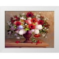 thumbnail image 1 of Welby 14x12 White Modern Wood Framed Museum Art Print Titled - Angelinas Flowers I, 1 of 4