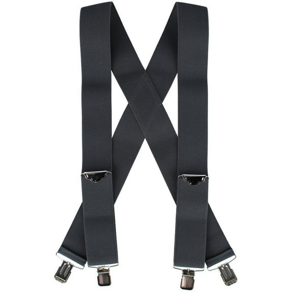 Welch  2 Inch Wide X-Back Casual Clip-End Suspender (Men)