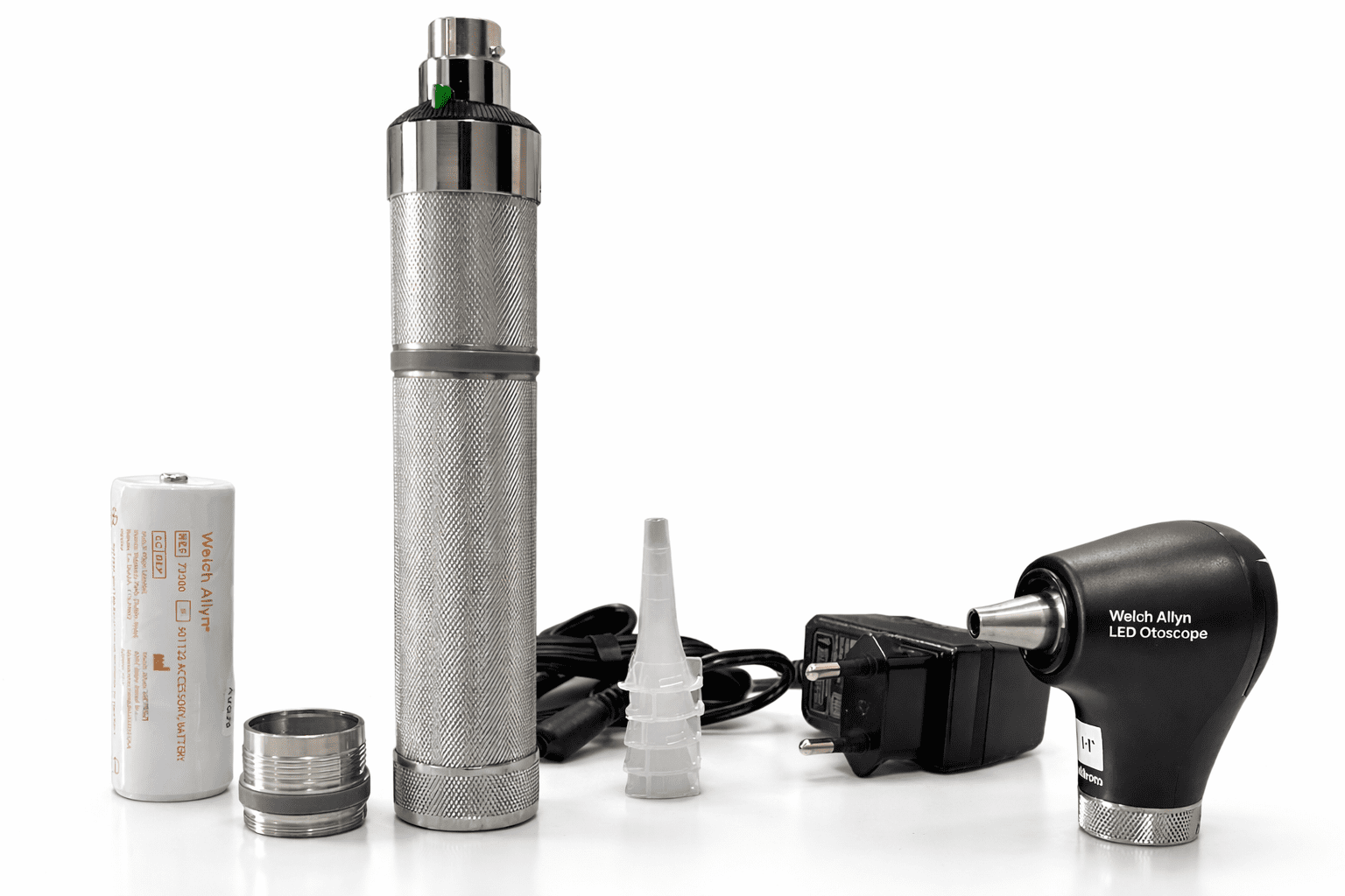 Welch Allyn 3.5V LED Otoscope 250-2 with Ni-Cad Rechargeable Handle
