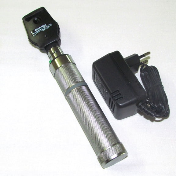 Welch Allyn 3.5v Coaxial Ophthalmoscope with Ni-Cad Handle in Case (Rechargeable)