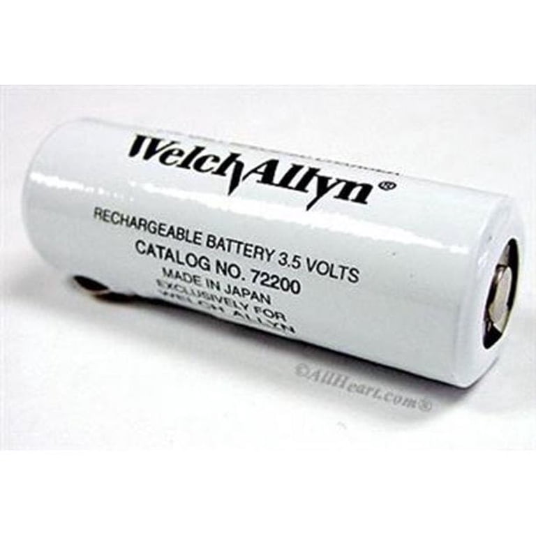 Welch Allyn 72200 3.5V NiCad Rechargeable Battery, for Models
