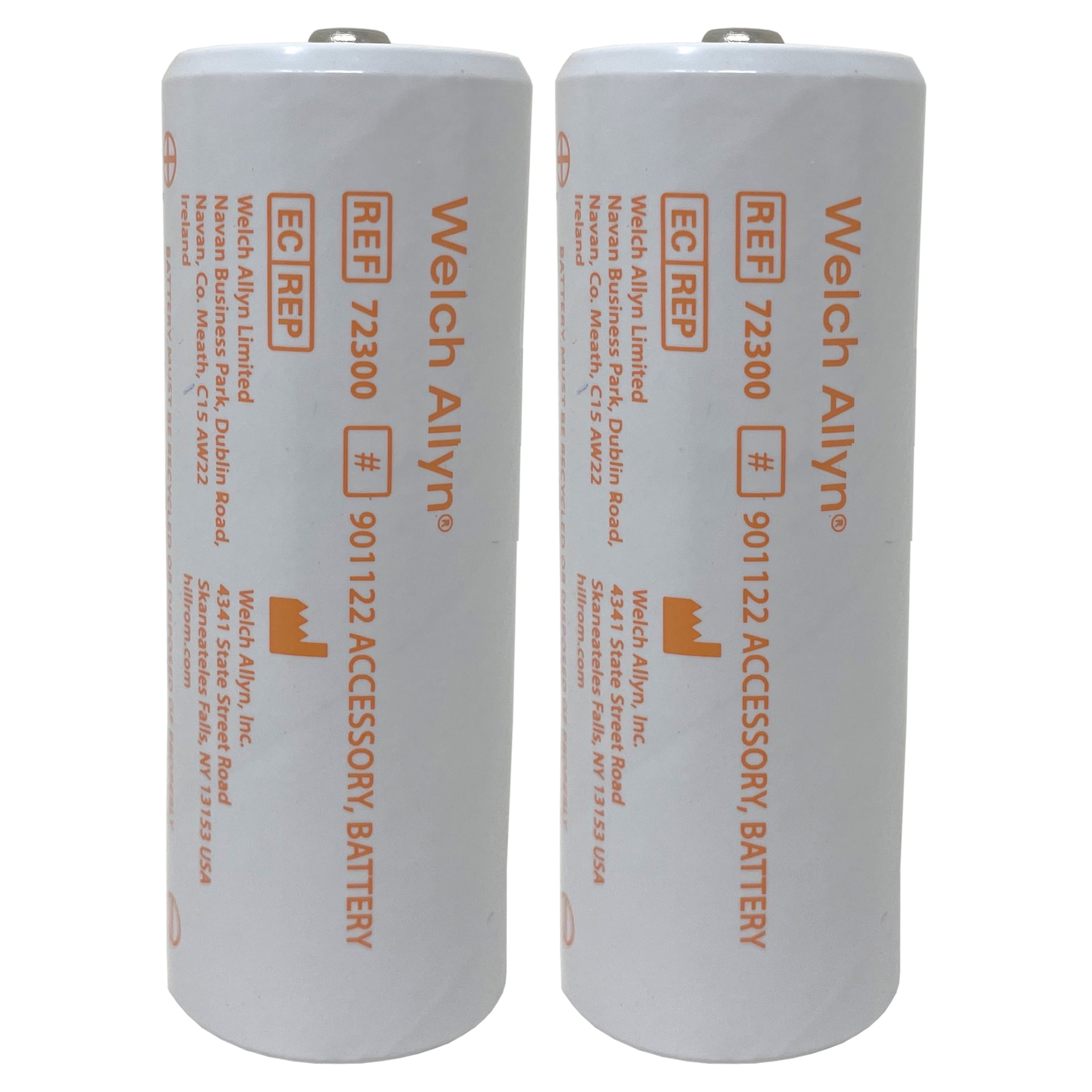 Welch Allyn 72300 3.5V NickelCadmium Rechargeable Battery 2 Packs