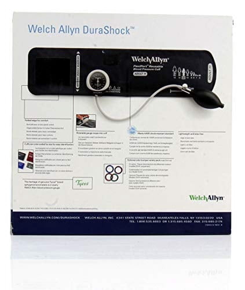 Welch Allyn DS44-11 Durashock Adult Cuff Aneroid Sphygmomanometer