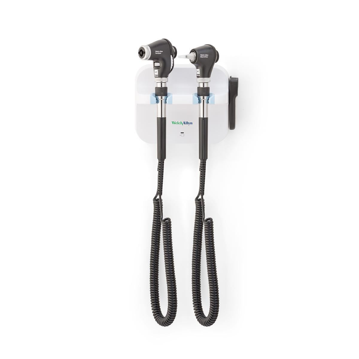 Welch Allyn GS 777 Wall Transformer with PanOptic Plus LED Ophthalmoscope, MacroView Plus LED Otoscope for iExaminer, with iExaminer SmartBracket Accessory