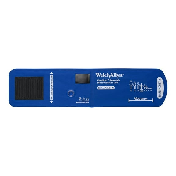 Welch Allyn FlexiPort REUSE-10  Blood Pressure Cuff no tubes or connector, Child/Small adult Arm, Size 10