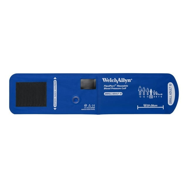 Welch Allyn REUSE-10 Flexiport Reusable Blood Pressure Cuffs - Small Adult