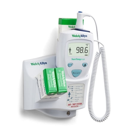 Welch Allyn SureTemp Plus 690 Wall-Mount Electronic Thermometer with 9 FT Oral Probe