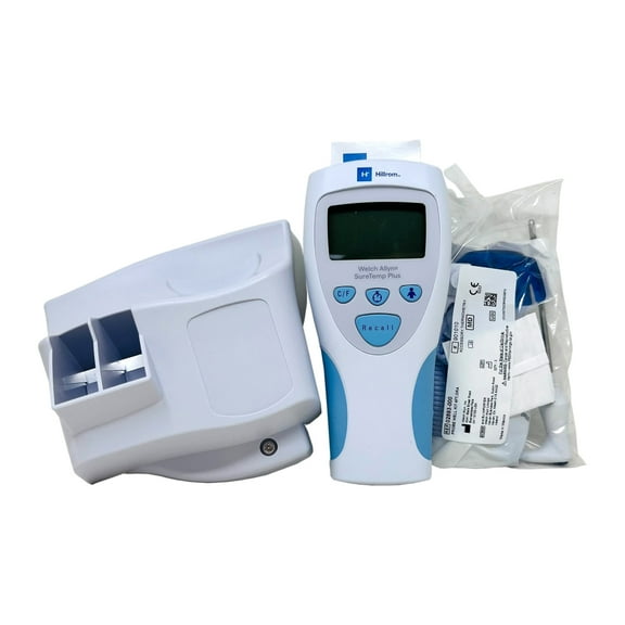 Welch Allyn SureTemp Plus 692 Electronic Thermometer 4' Oral Probe w/ Probe Well