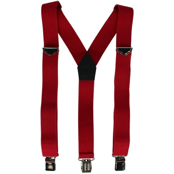 Welch  Elastic 1.5 Inch Y-Back Clip End Suspenders (Men)
