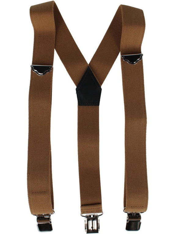 Elastic 1.5 Inch Y-Back Clip End Suspenders (Men)